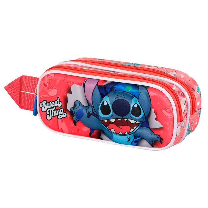Disney Stitch Thing 3D double pencil case-3