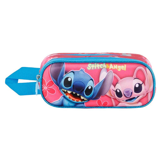 Disney Stitch Match 3D double pencil case-0
