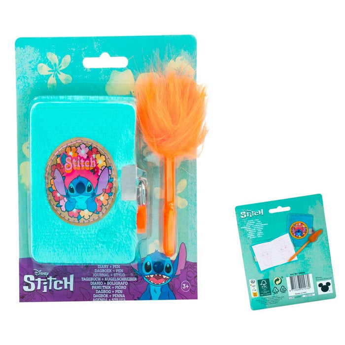 Disney Stitch Mini diary + pen-2