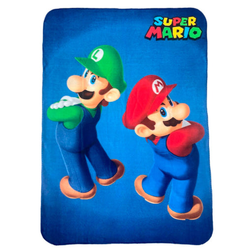 Super Mario Bros polar blanket-0