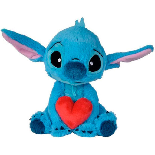 Disney Stitch heart plush toy 25cm-0