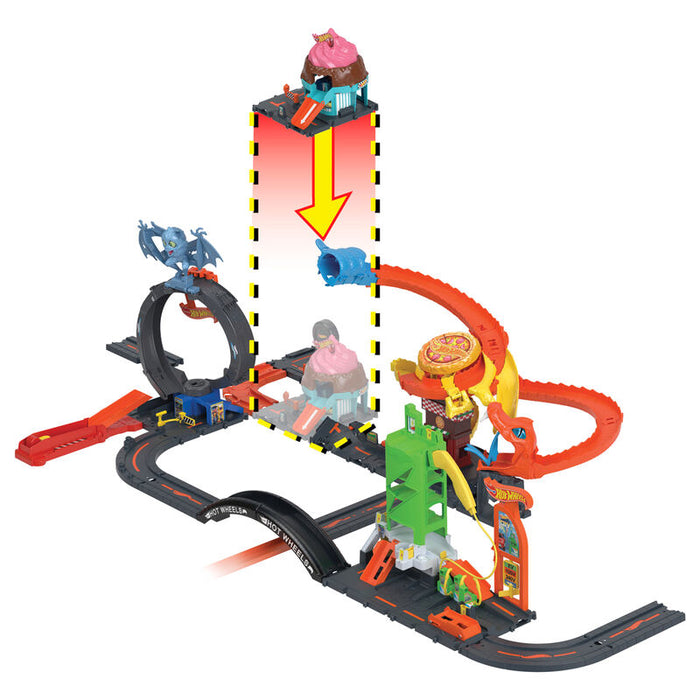 Hot Wheels City Downtown Ice Cream Swirl-5