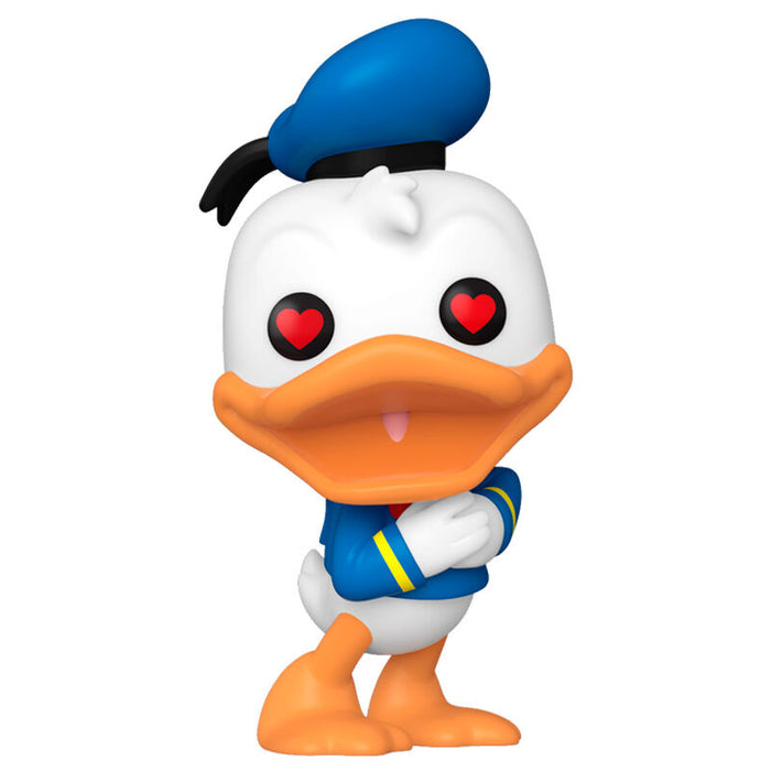 POP figure Disney 90th Anniversary Donald Duck with heart eyes-1