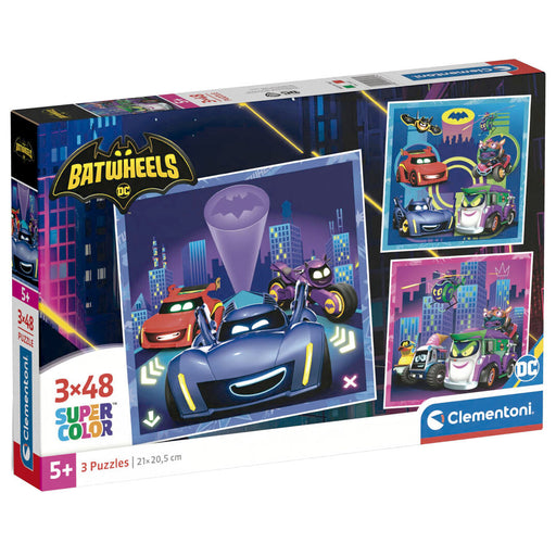 DC Comics Batwheels puzzle 3x48pcs-1
