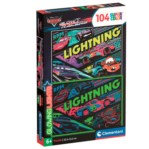 Disney Cars glowing puzzle 104pcs-0