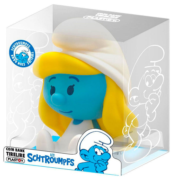 Smurfette Chibi money box figure 16cm-2