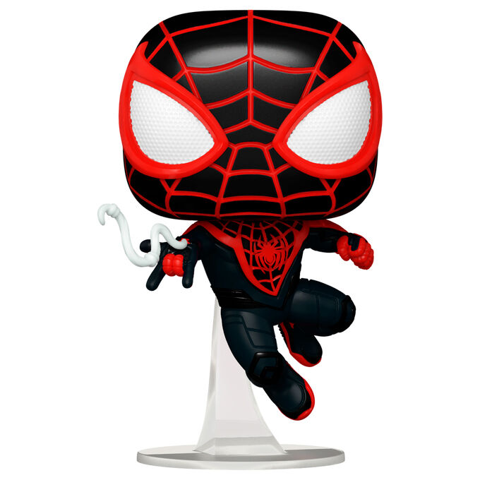 POP figure Marvel Spiderman 2 Miles Morales Upgraded Suit-1