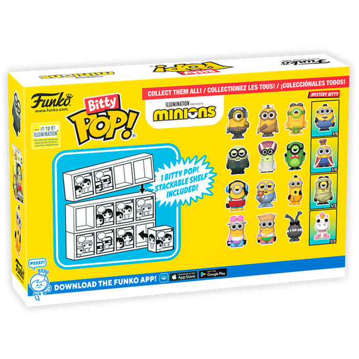 Blister 4 figures Bitty POP Minions Series 4-2