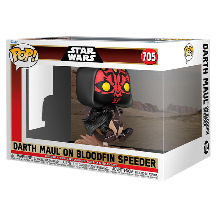 POP figure Rides Deluxe Star Wars Darth Maul On Bloodfin Speeder-1