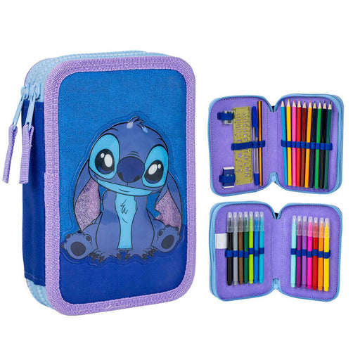 Disney Stitch double pencil case-1