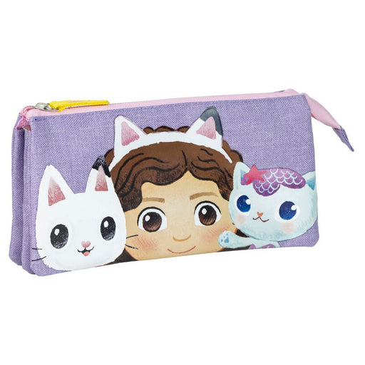 Gabbys Dolls House triple pencil case-0