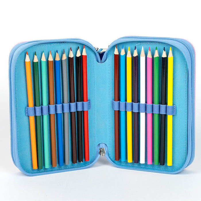 Disney Stitch triple pencil case-4