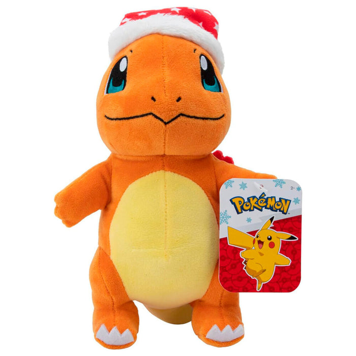 Pokemon Christmas Charmander plush toy 20cm-3
