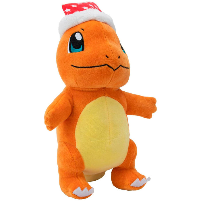Pokemon Christmas Charmander plush toy 20cm-1