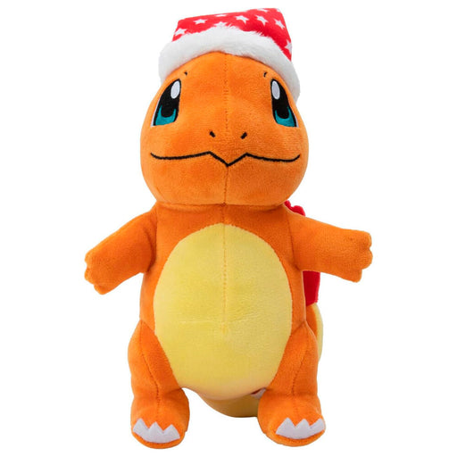 Pokemon Christmas Charmander plush toy 20cm-0