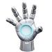 Statue Heroic Hands Marvel Iron Man Grey Armor 25cm-0