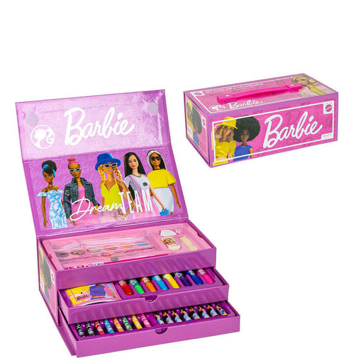 Barbie colouring stationery case-1