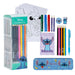 Disney Stitch colouring stationery set-0