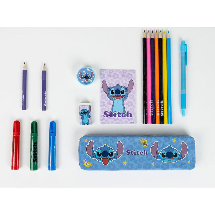 Disney Stitch colouring stationery set-1