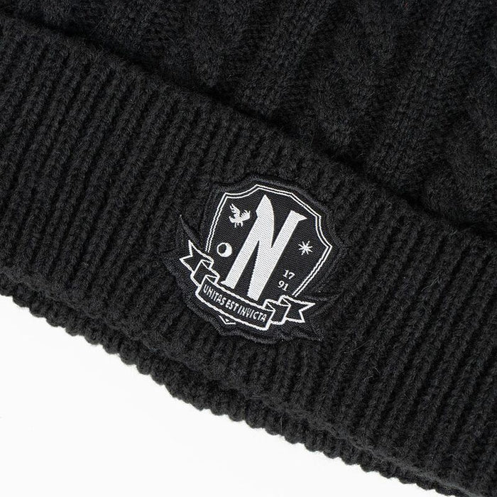 Wednesday hat and gloves set-4