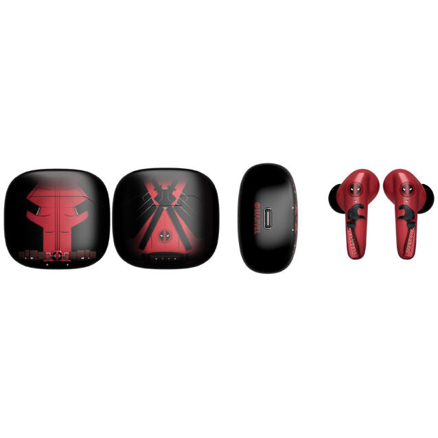 Marvel Deadpool Wireless Headphones & mini cable guy-1