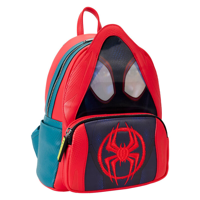 Loungefly Marvel Spider-Verse Miles Morales Hoodie backpack 26cm-1