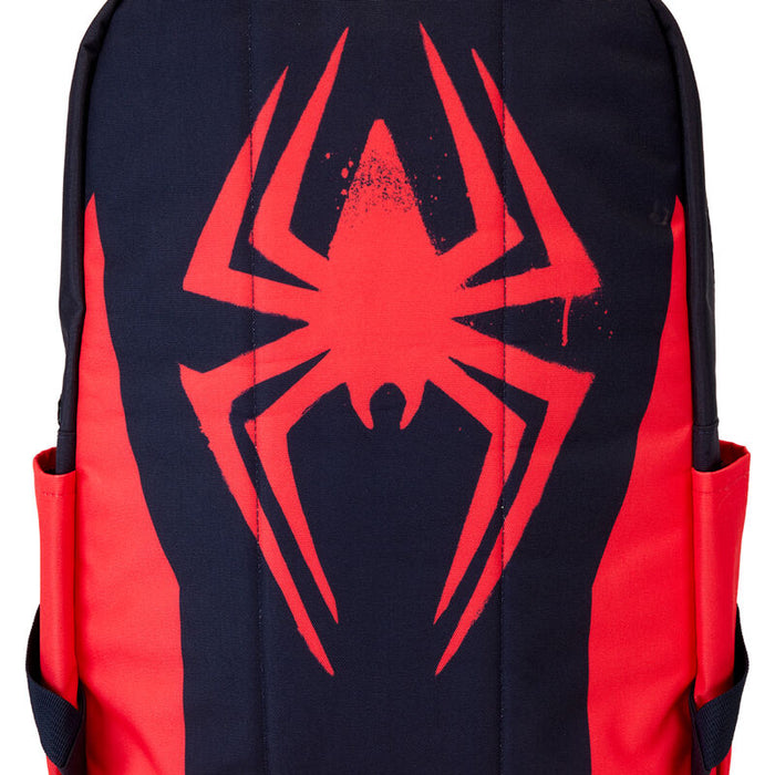 Loungefly Marvel Spider-Verse Miles Morales Suit nylon backpack 43cm-4
