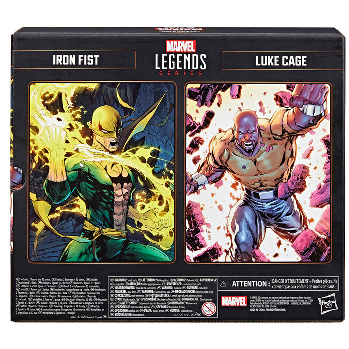 Marvel Celebrating 65 Years Iron Fist & Luke Cage pack figures 15cm-14