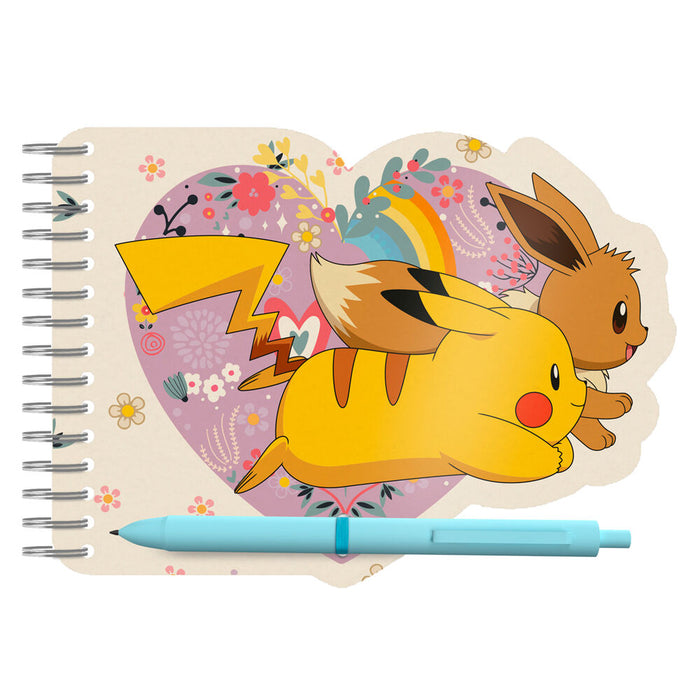 Pokemon Flowers set notebook + pen-1