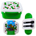 Minecraft TNT lunch box + cutlery-1