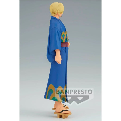 One Piece Grandline Series Wanokuni Yukata Silvers Sanji figure 17cm-0