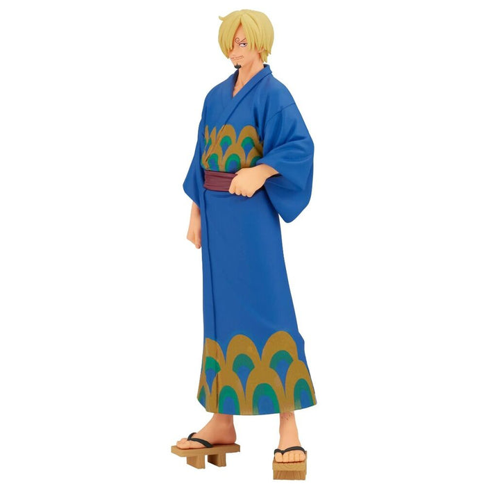 One Piece Grandline Series Wanokuni Yukata Silvers Sanji figure 17cm-2