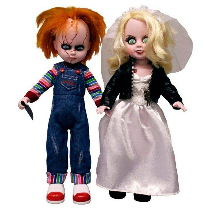 Living Dead Dolls Chucky and Tifanny pack 2 figures 25cm-1
