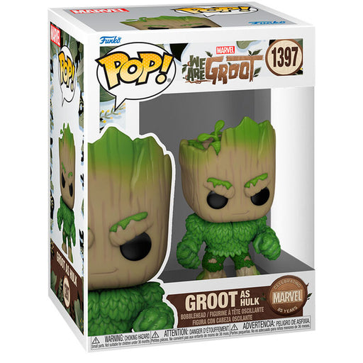 POP figure Marvel We Are Groot - Groot as Hulk-0