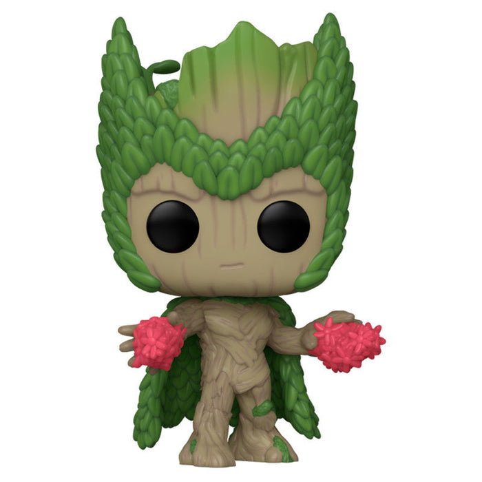 POP figure Marvel We Are Groot - Groot as Scarlet Witch-1
