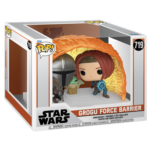 POP figure Moments Star Wars The Mandalorian Grogu Force Barrier-0