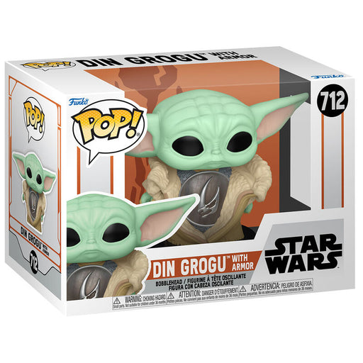POP figure Star Wars The Mandalorian Din Grogu with Armor-0