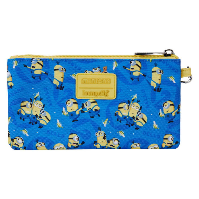 Loungefly Despicable Me Minions nylon zipper wrislet wallet-2