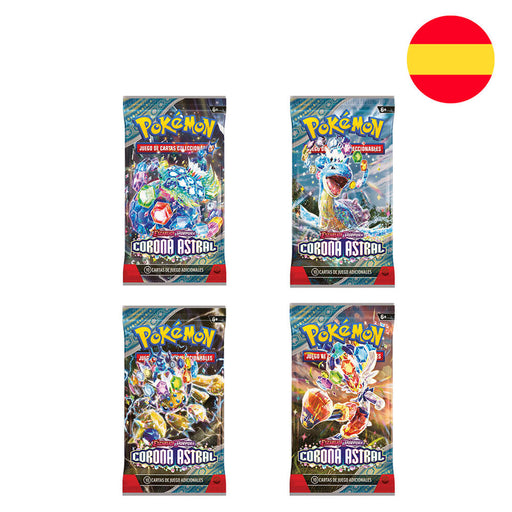 Spanish Pokemon Scarlet & Purple Astral Crown collectible card game envelope-1