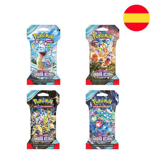 Spanish Pokemon Scarlet & Purple Astral Crown collectible card game envelope-1