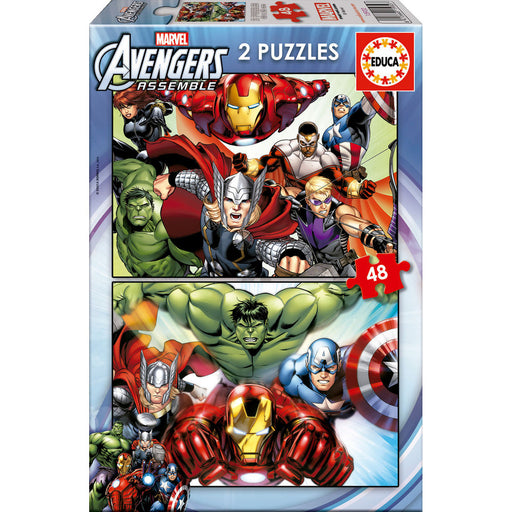 Marvel Avengers puzzle 2x48pcs-0