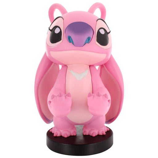 Disney Stitch Angel figure clamping bracket Cable guy 21cm-0