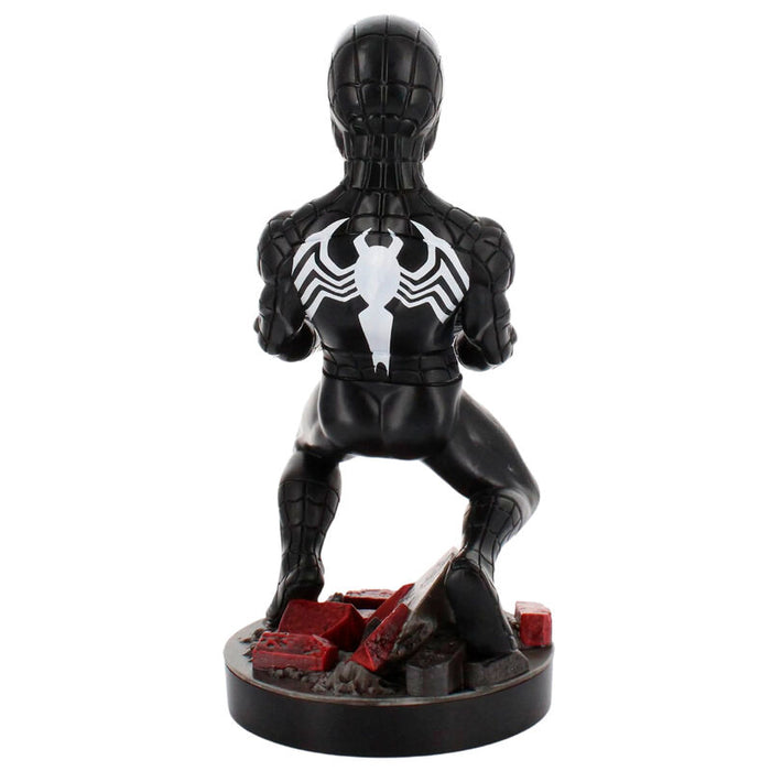 Marvel Symbiote Spider-Man figure clamping bracket Cable guy 21cm-0