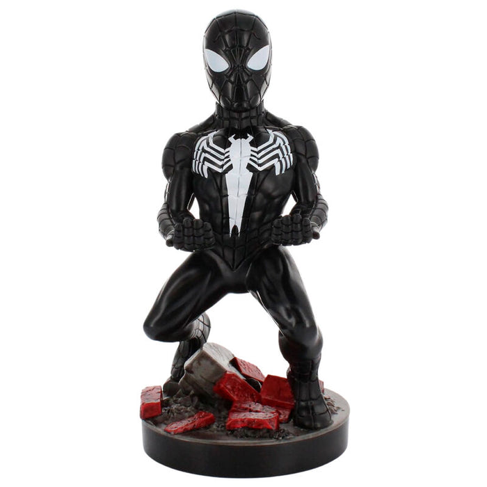 Marvel Symbiote Spider-Man figure clamping bracket Cable guy 21cm-1