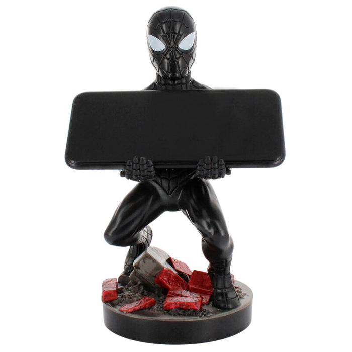 Marvel Symbiote Spider-Man figure clamping bracket Cable guy 21cm-3