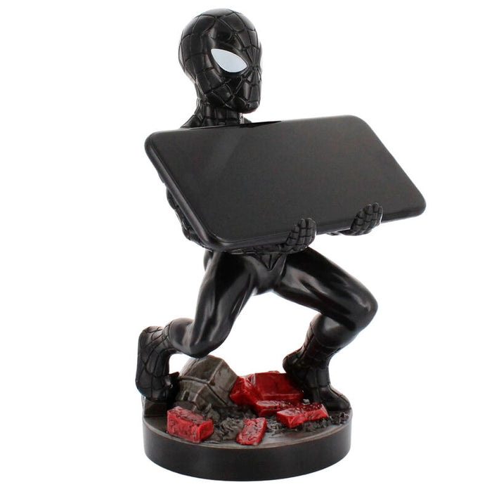 Marvel Symbiote Spider-Man figure clamping bracket Cable guy 21cm-4
