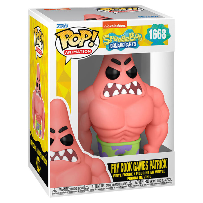 POP figure Sponge Bob Fry Cook Game Patrick-2