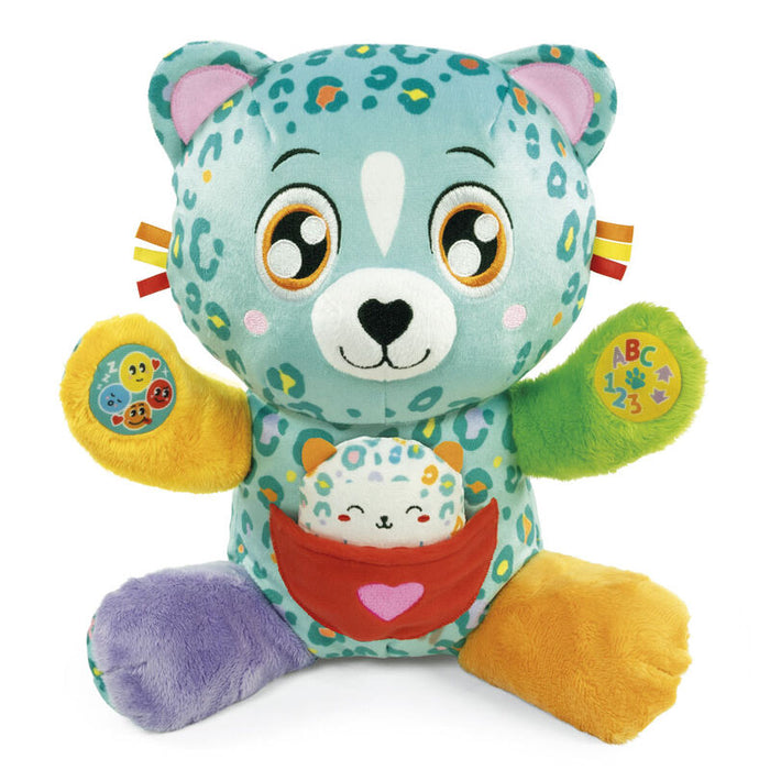 Baby Leopard interactive plush toy-1