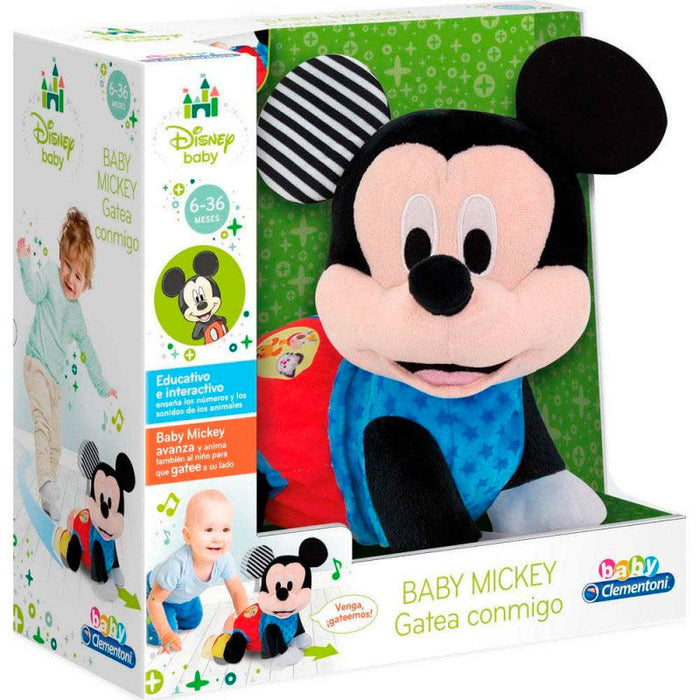 Spanish Disney Baby Mickey Crawling plush toy-2