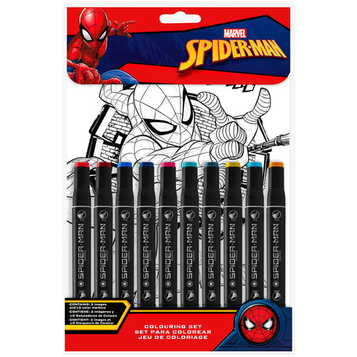 Marvel Spiderman stationery paint by numbers set-1